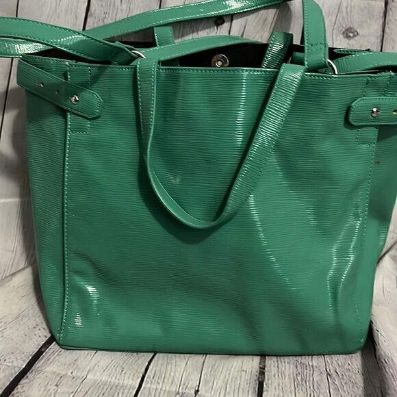 BCBG Plastic Mint Green Tote - Picture 4 of 8